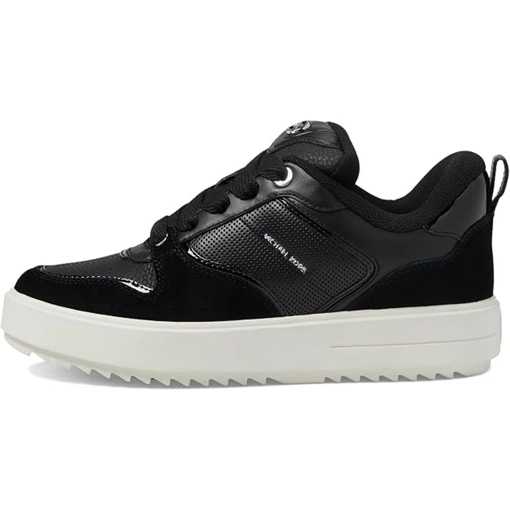 Michael Kors Rumi Leather Metallic Platform shoes sneakers size 10 M